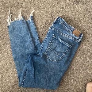 American eagle high rise jeggings sz 14